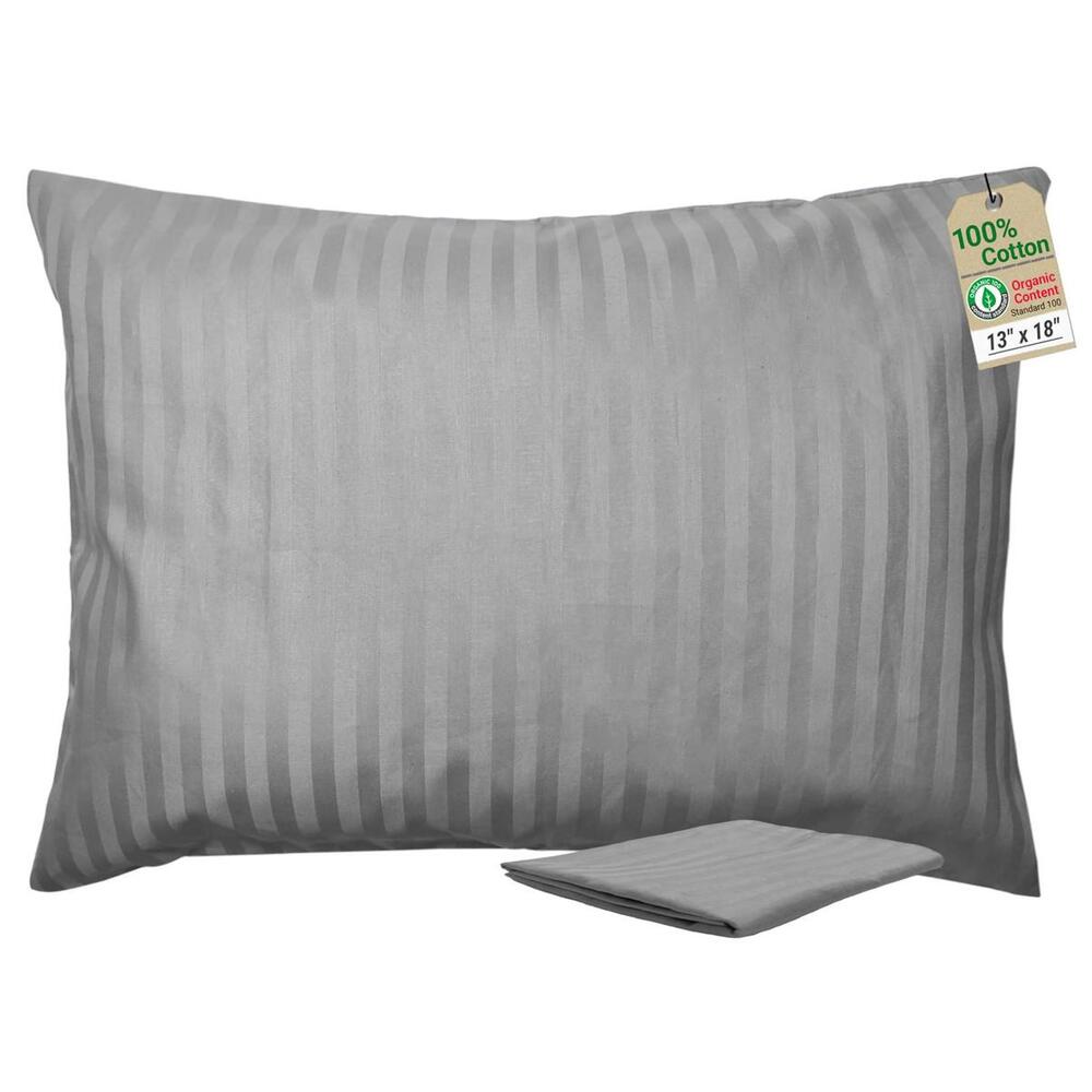 ZPECC Toddler Pillow w/ Pillowcase - 13x18 Organic Cotton Hypoallergenic Kids Gr